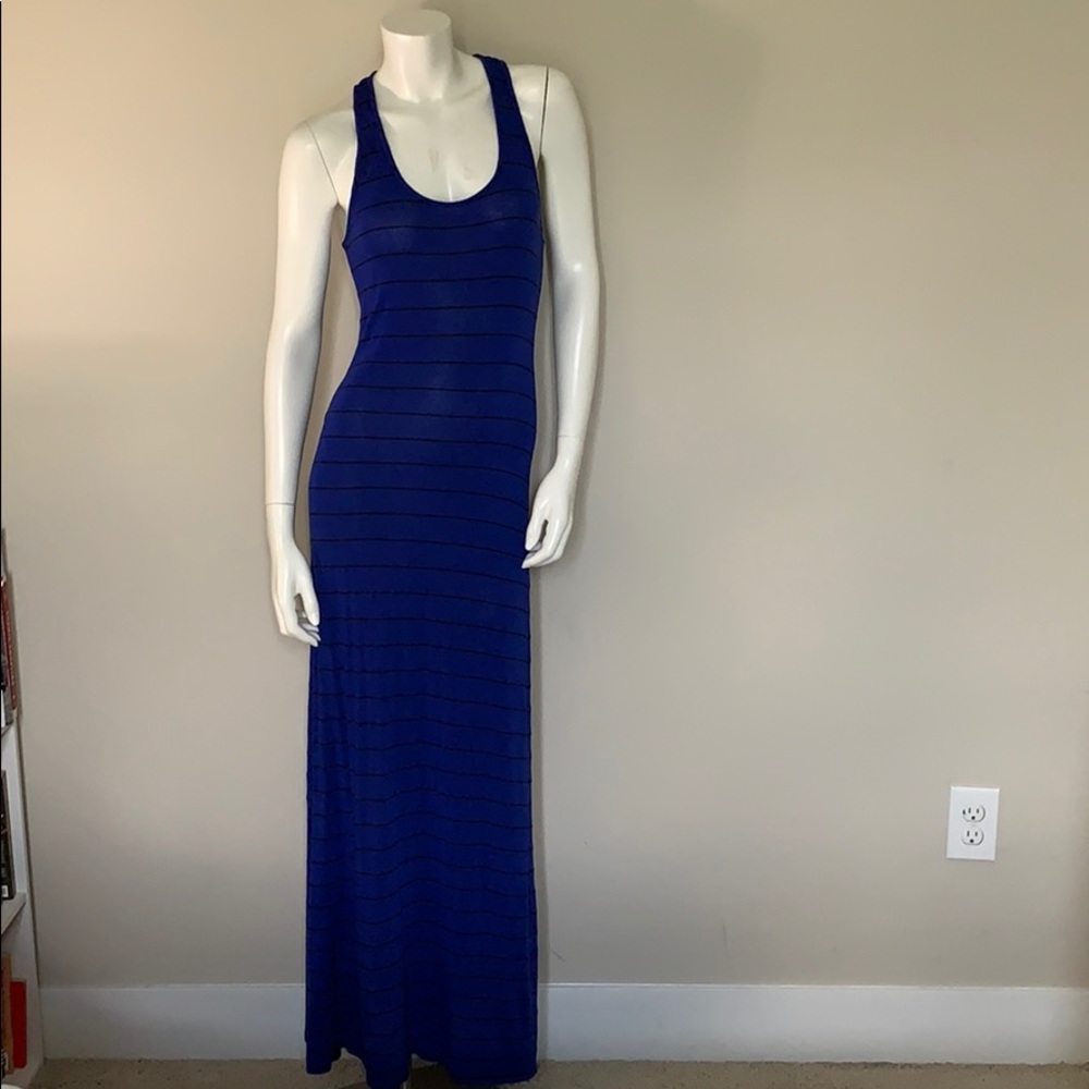 Saint Grace Maxi M Royal and Black stripe